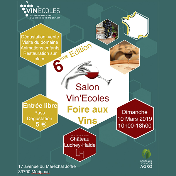 Vin’Écoles 2019 – Foire aux vins des lycées agri-viticoles