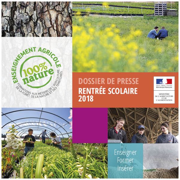 Rentrée 2018 : tout sur l’enseignement agricole