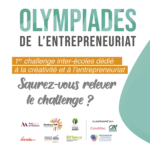 [Challenge] Olympiades de l’entrepreneuriat, les 11 et 12 mars 2020