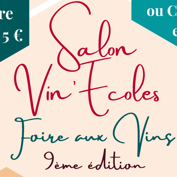 [Save The Date] Salon Vin’Écoles 2022 au Château Luchey-Halde – 27 mars 2022