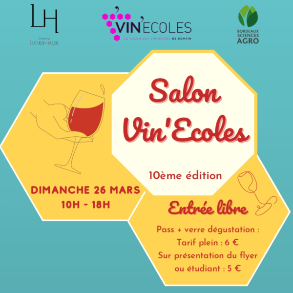 [Évènement] Salon des vins Vin’Écoles | 26/03