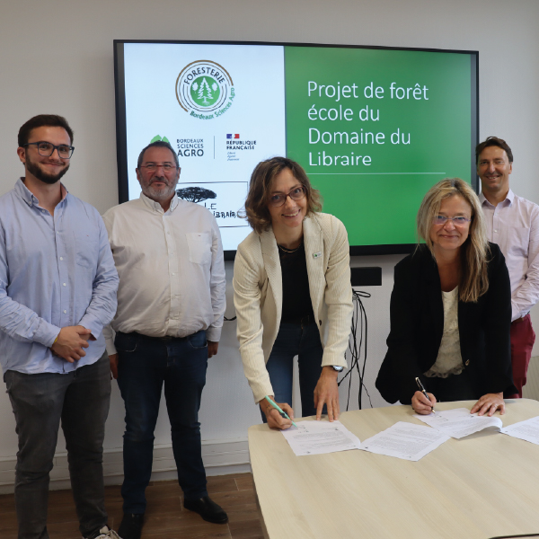 {forêt} Une nouvelle forêt école pour Bordeaux Sciences Agro : la forêt du Libraire