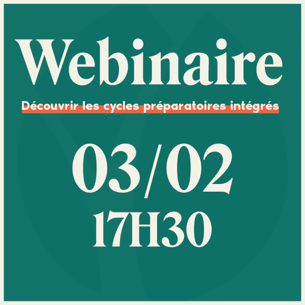 {orientation} Webinaire d&rsquo;information sur les parcours intégrés